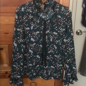 Super sheer blouse for work